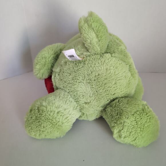 MTY International Green Alligator Plush Red Heart Stuffed Animal Gator - Picture 6 of 12